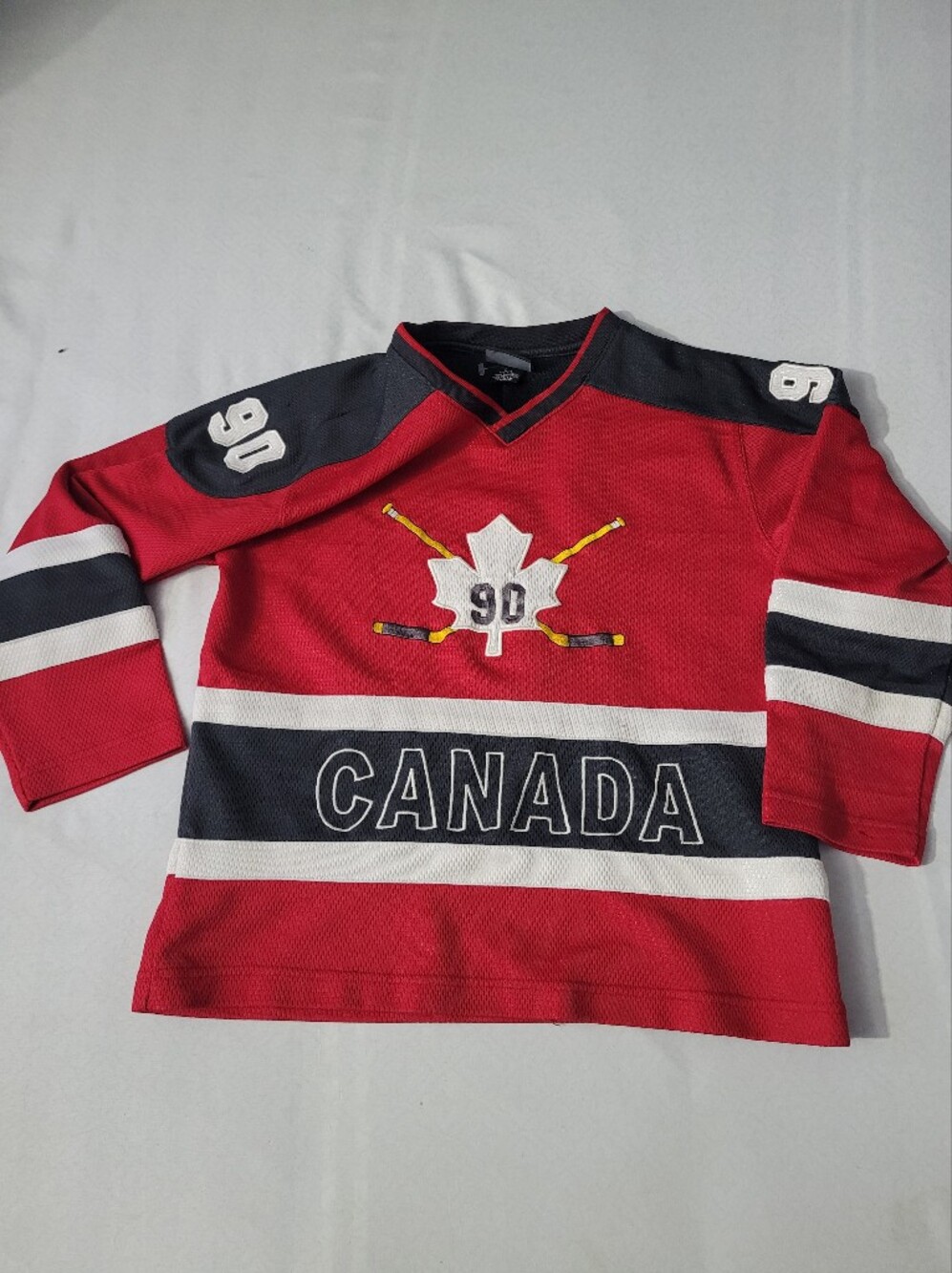 Red Canada Hockey Jersey Top Canada 90